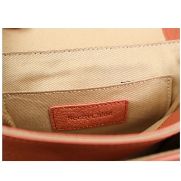 Chloe Orange Crossbody Bag - Picture 10 of 11